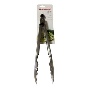 KitchenAid Utility Tongs – Stainless Steel, Locking Handle